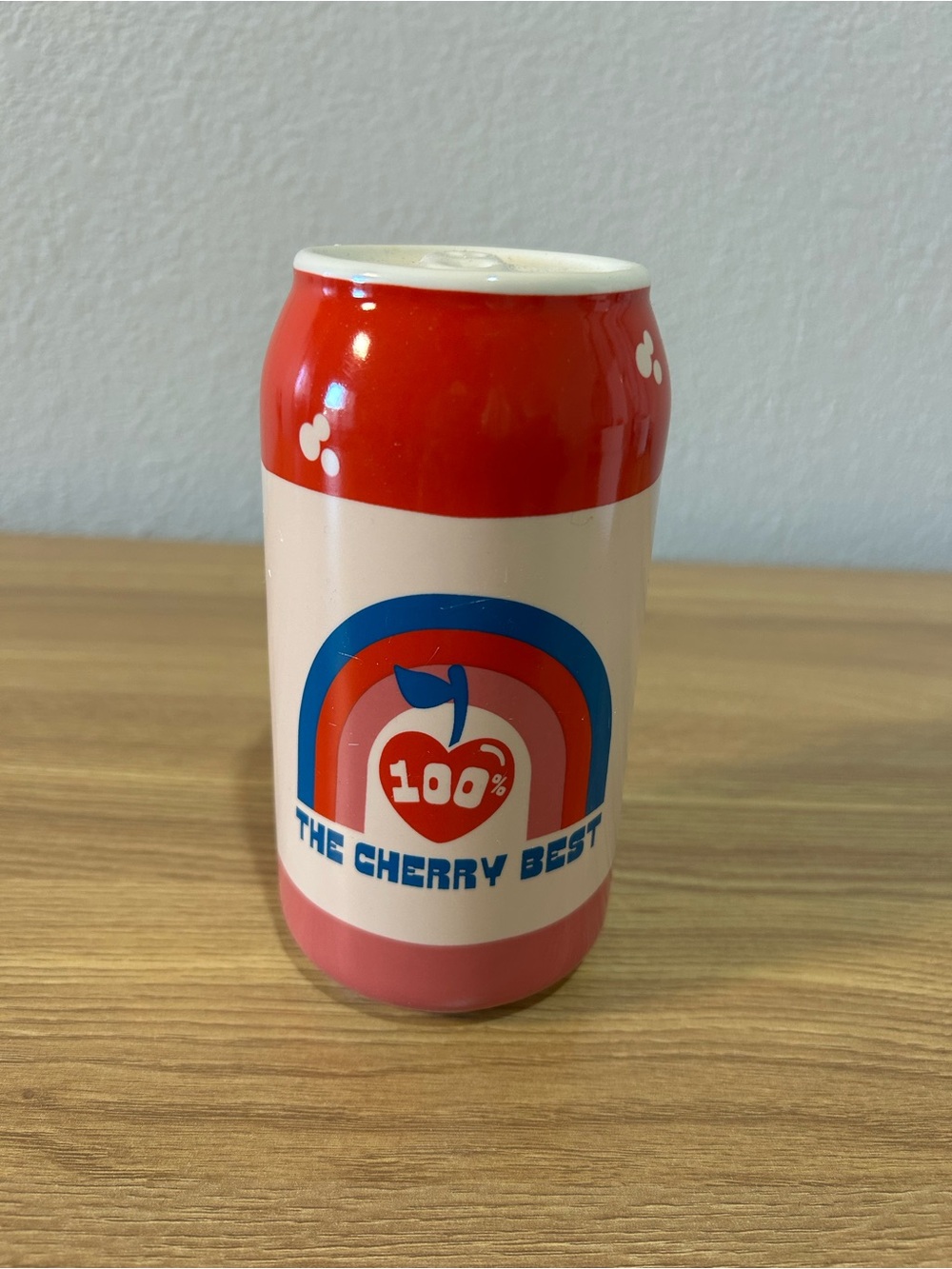 Ban.do The Cherry Best Cherry Soda Can Ceramic Vase